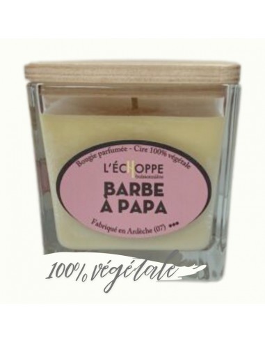 Bougie BARBE A PAPA -100 % Végétale