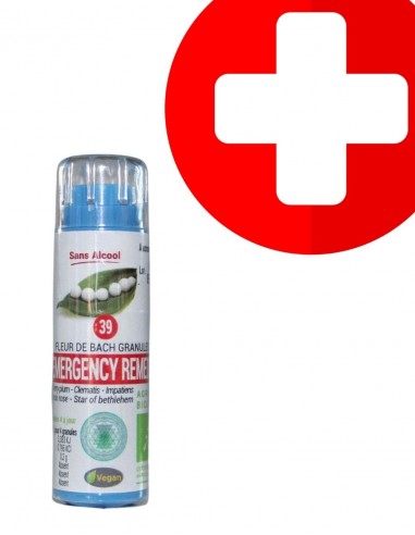 Fleurs de Bach EMERGENCY REMEDY - 0% ALCOOL- GRANULES